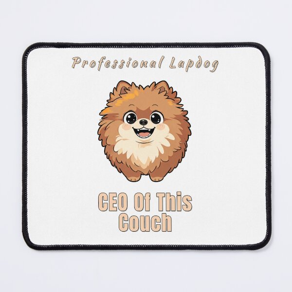 Item preview, Pomeranian Lapdog CEO Couch Boss Funny Dog designed and sold by NatureUnleashed.