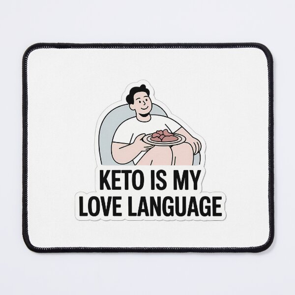 Item preview, Keto is my love language designed and sold by NiftyWrx.