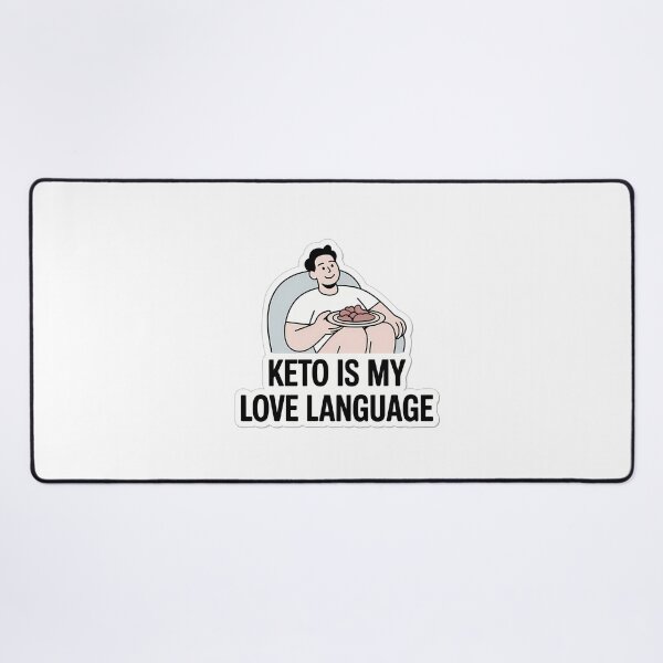 Item preview, Keto is my love language designed and sold by NiftyWrx.