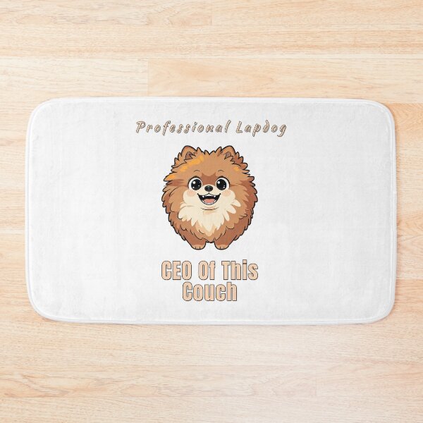 Item preview, Pomeranian Lapdog CEO Couch Boss Funny Dog designed and sold by NatureUnleashed.