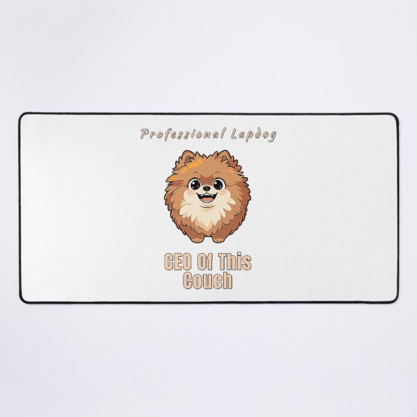 Item preview, Pomeranian Lapdog CEO Couch Boss Funny Dog designed and sold by NatureUnleashed.