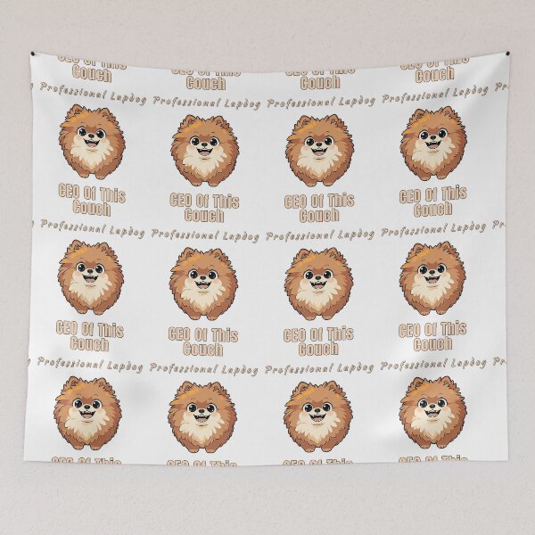 Item preview, Pomeranian Lapdog CEO Couch Boss Funny Dog designed and sold by NatureUnleashed.