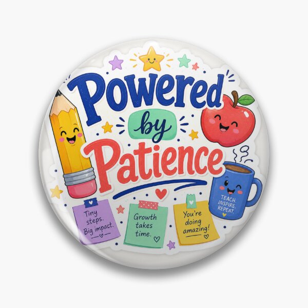 Item preview, Teacher Powered By Patience designed and sold by MohamedAbozaid1.