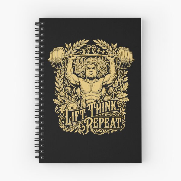 Item preview, Lift Think Repeat Gym Philosopher designed and sold by macadolie.