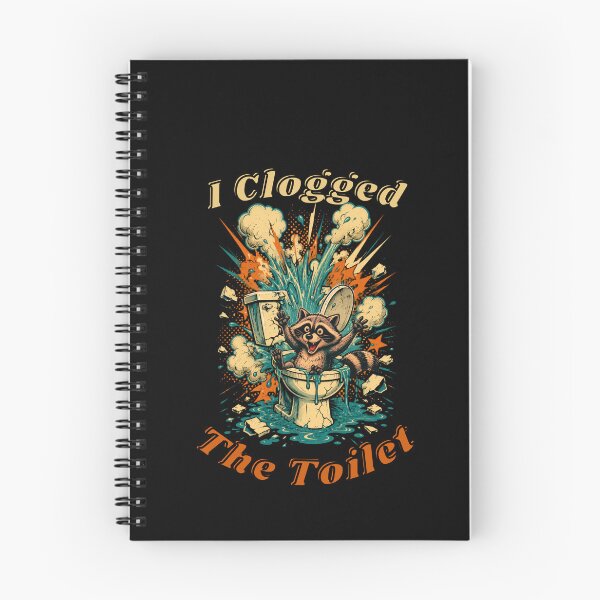 Item preview, I Clogged The Toilet Funny Raccoon Trash Panda Bathroom Humor designed and sold by Creative-Sanc.