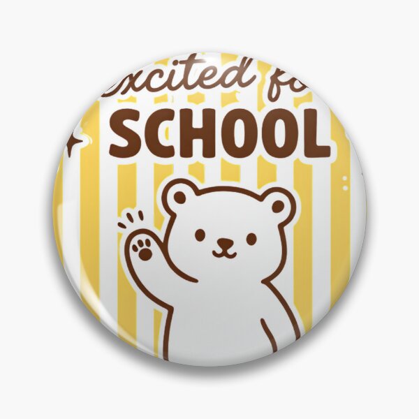 Item preview, Un-bear-lievably Excited Retro Bear Design designed and sold by MOCH- ART.
