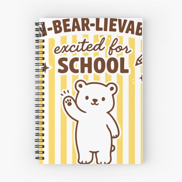 Item preview, Un-bear-lievably Excited Retro Bear Design designed and sold by MOCH- ART.