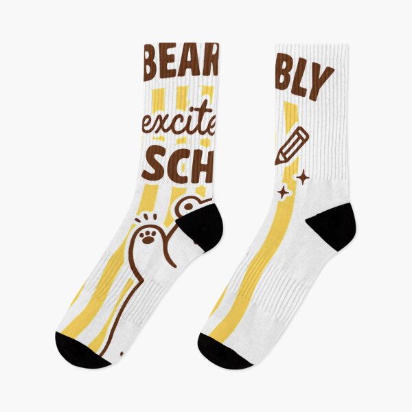 Item preview, Un-bear-lievably Excited Retro Bear Design designed and sold by MOCH- ART.