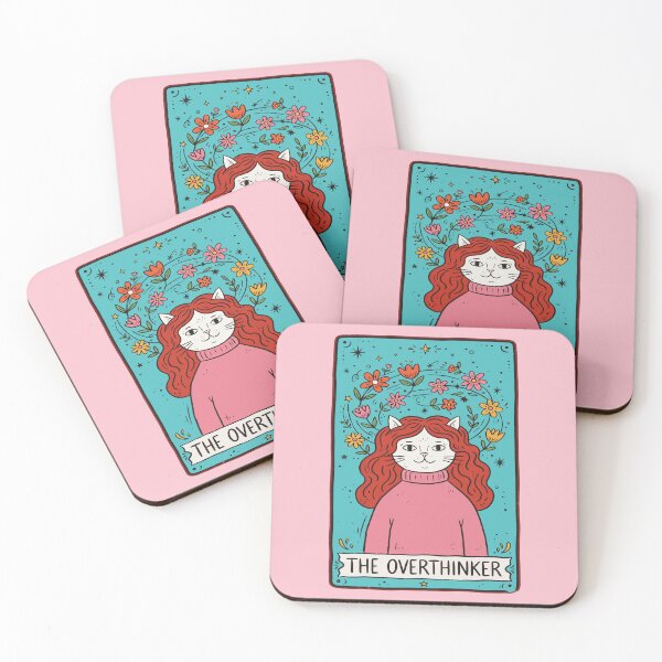 Item preview, The Overthinker Tarot Card - Cat. designed and sold by EunsooLee.