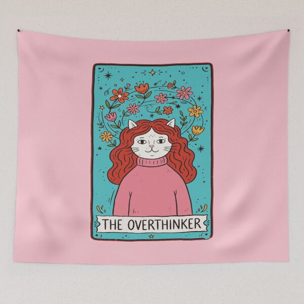 Item preview, The Overthinker Tarot Card - Cat. designed and sold by EunsooLee.