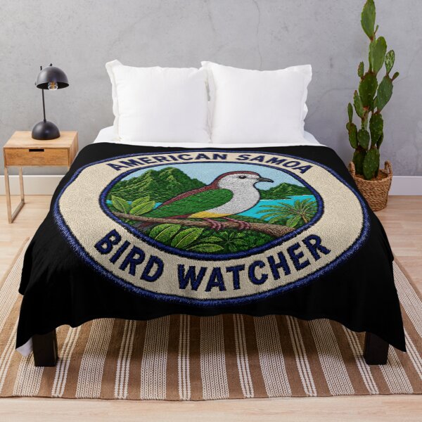 Item preview, American Samoa Bird Watcher – Many-Colored Fruit Dove Patch designed and sold by The-Drip-Studio.
