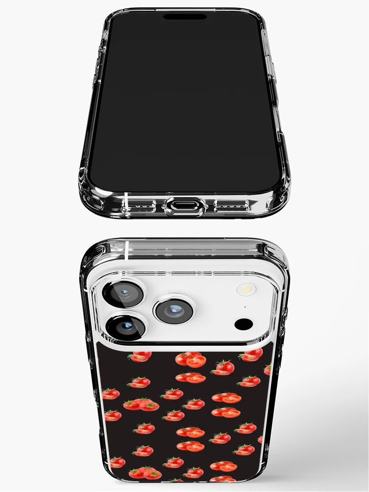 Aperçu 3 sur 5. Coque iPhone avec l'œuvre Tomates Fraîches Rouges créée et vendue par LinkFamilyStore.