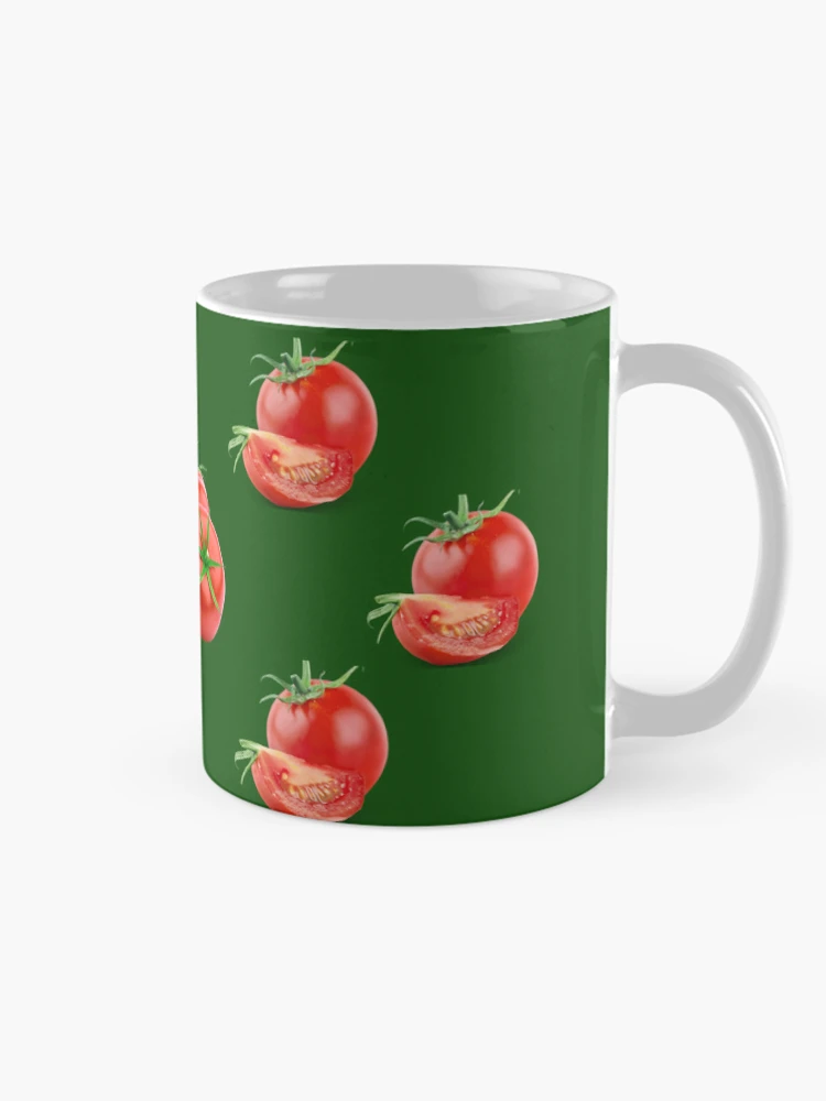 Aperçu 3 sur 6. Mug à café avec l'œuvre Tomates Fraîches Rouges créée et vendue par LinkFamilyStore.