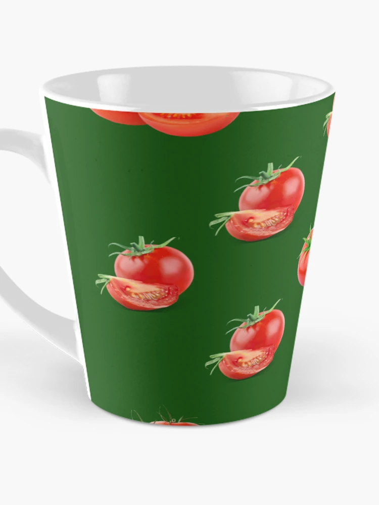 Aperçu 3 sur 4. Mug à café avec l'œuvre Tomates Fraîches Rouges créée et vendue par LinkFamilyStore.