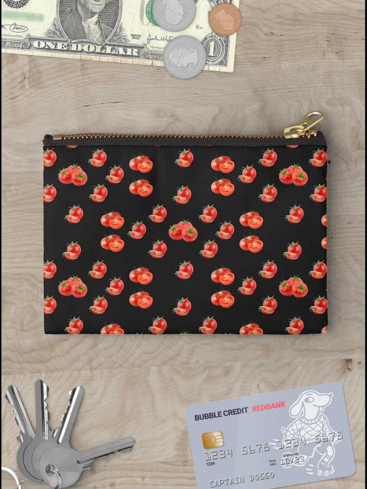 Aperçu 3 sur 4. Pochette avec l'œuvre Tomates Fraîches Rouges créée et vendue par LinkFamilyStore.