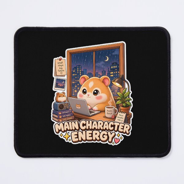 Item preview, Main Character Energy Hamster designed and sold by Pick'n Quick.