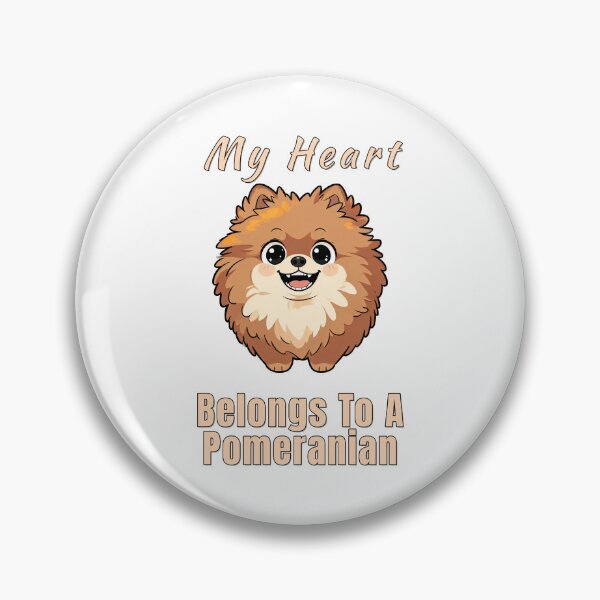 Item preview, Pomeranian Heart Love Dog Mom Brown Pom Gift designed and sold by NatureUnleashed.