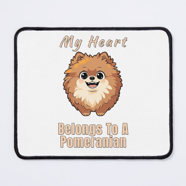 Item preview, Pomeranian Heart Love Dog Mom Brown Pom Gift designed and sold by NatureUnleashed.