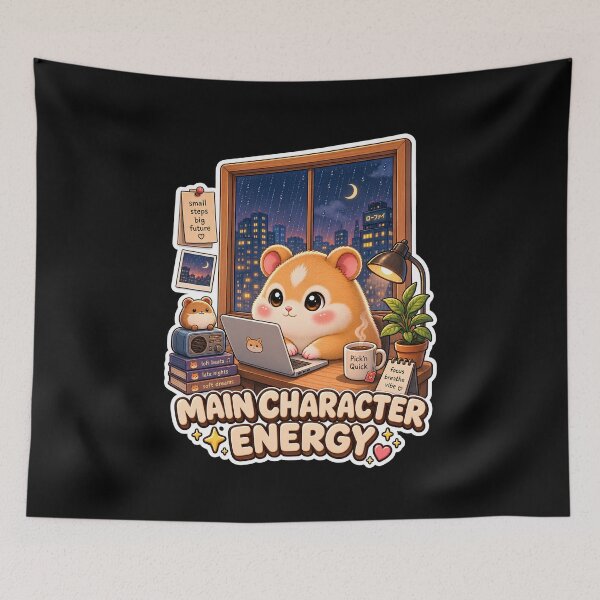 Item preview, Main Character Energy Hamster designed and sold by Pick'n Quick.