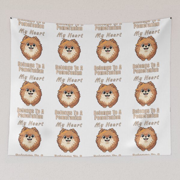 Item preview, Pomeranian Heart Love Dog Mom Brown Pom Gift designed and sold by NatureUnleashed.