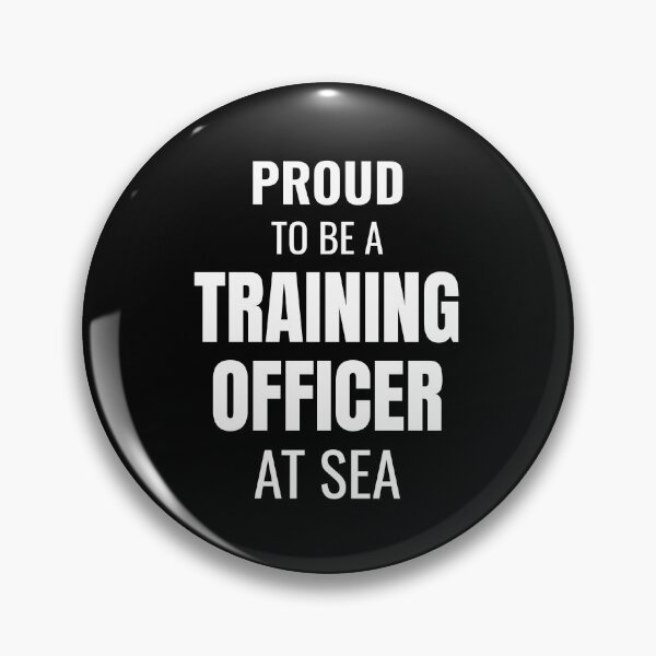 Item preview, Proud to be a Training Officer at Sea (White) designed and sold by ShipCrewNation.