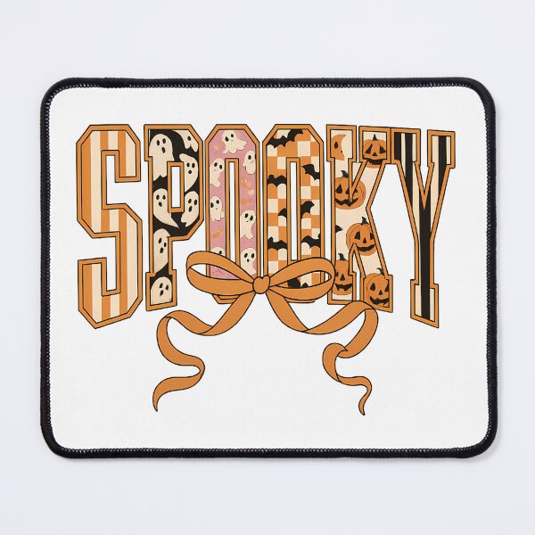 Item preview, Spooky Halloween Bow – Cute Ghosts, Pumpkins & Retro Halloween Design designed and sold by DesignCosmos.