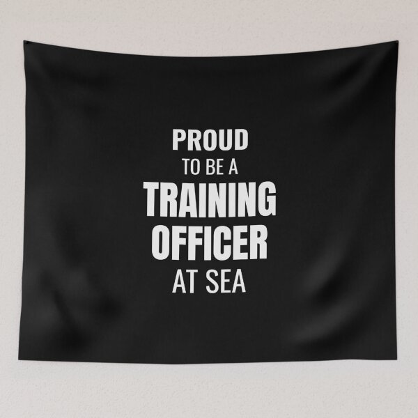 Item preview, Proud to be a Training Officer at Sea (White) designed and sold by ShipCrewNation.
