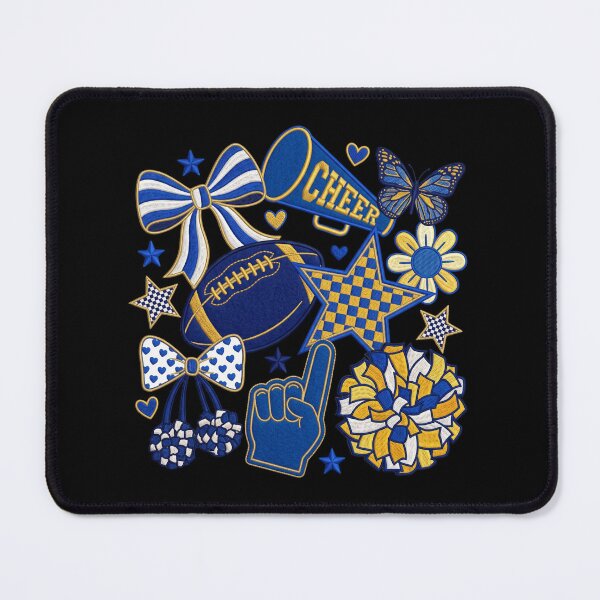 Item preview, Coquette Bow Football Gold Black Game Cheer Mom Touchdown designed and sold by hemagamo.