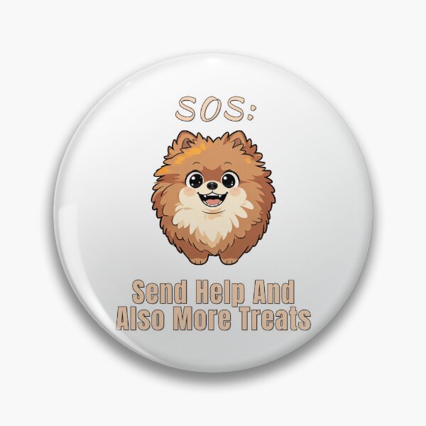 Item preview, Pomeranian Send Treats Help Funny Hungry Dog designed and sold by NatureUnleashed.