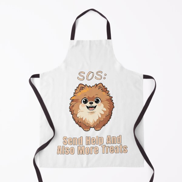 Item preview, Pomeranian Send Treats Help Funny Hungry Dog designed and sold by NatureUnleashed.
