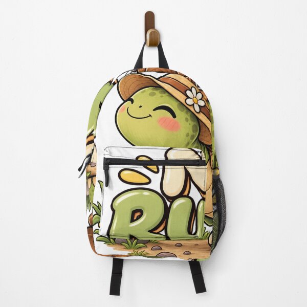 Item preview, No Rush. – Cute Happy Turtle Cartoon Design designed and sold by Kiinaaa.