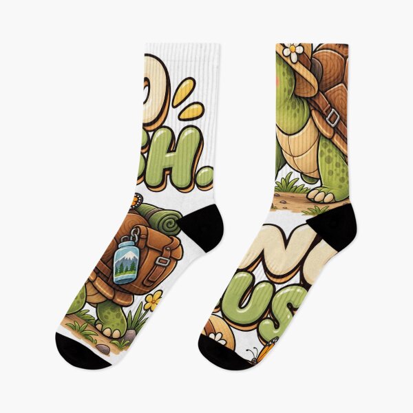 Item preview, No Rush. – Cute Happy Turtle Cartoon Design designed and sold by Kiinaaa.