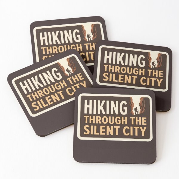 Item preview, Hiking Through The Silent City Bryce Canyon Trail Sign designed and sold by LittleArij.