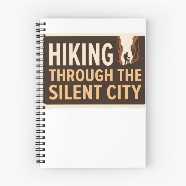 Item preview, Hiking Through The Silent City Bryce Canyon Trail Sign designed and sold by LittleArij.