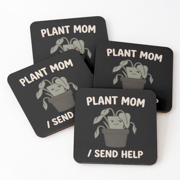 Item preview, Plant Mom I Send Help – Houseplant Lover Design designed and sold by StickerNestYou.