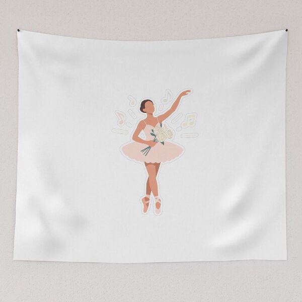 Item preview, Elegant Ballet Dancer in Pink Tutu designed and sold by NiftyWrx.