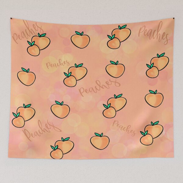 Item preview, Peach Aesthetic | Soft Vanilla & Peach Pattern designed and sold by MissDubehs.