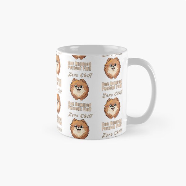 Item preview, Zero Chill Pomeranian Maximum Fluff Funny Dog designed and sold by NatureUnleashed.