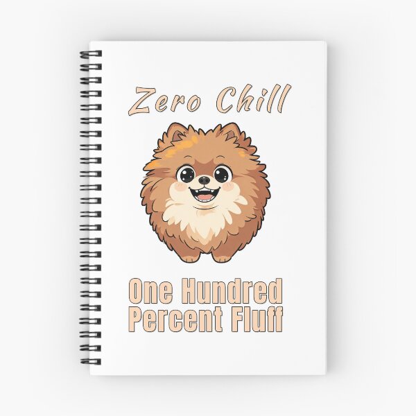 Item preview, Zero Chill Pomeranian Maximum Fluff Funny Dog designed and sold by NatureUnleashed.