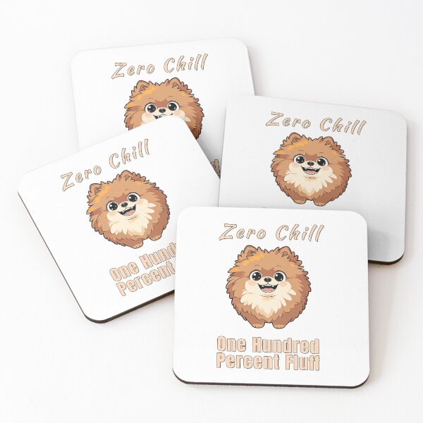 Item preview, Zero Chill Pomeranian Maximum Fluff Funny Dog designed and sold by NatureUnleashed.