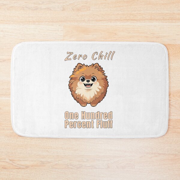 Item preview, Zero Chill Pomeranian Maximum Fluff Funny Dog designed and sold by NatureUnleashed.