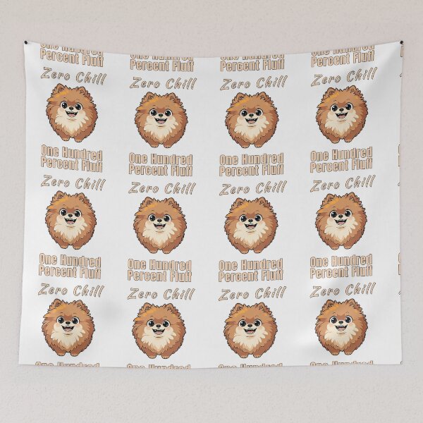 Item preview, Zero Chill Pomeranian Maximum Fluff Funny Dog designed and sold by NatureUnleashed.