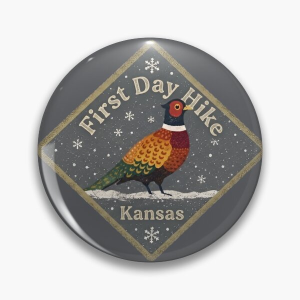 Item preview, First Day Hike Kansas designed and sold by Broken Antler Designs .