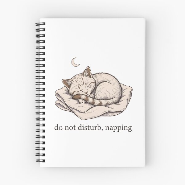 Item preview, Do Not Disturb Napping Cat – Cute Sleeping Cat Lover Design designed and sold by StickerNestYou.