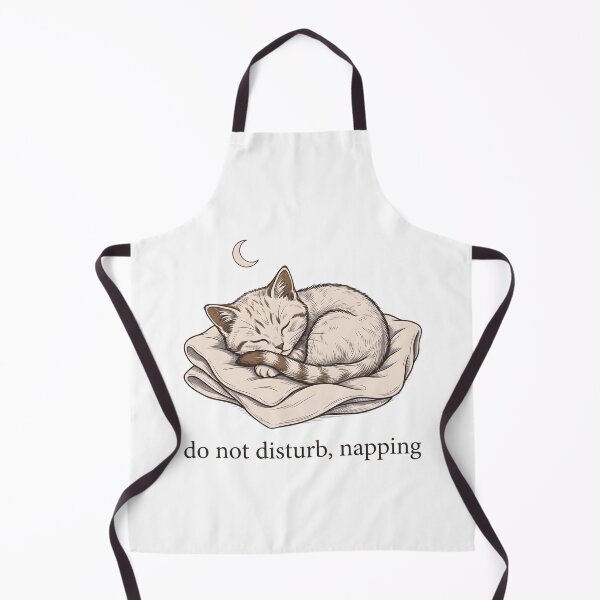 Item preview, Do Not Disturb Napping Cat – Cute Sleeping Cat Lover Design designed and sold by StickerNestYou.