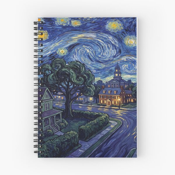 Item preview, Haddonfield Starry Night Horror Landscape designed and sold by Bad-Decisions-Designs.