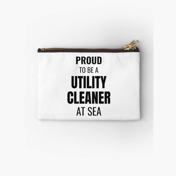 Item preview, Proud to be a Utility Cleaner at Sea (Black) designed and sold by ShipCrewNation.
