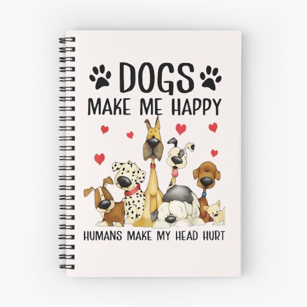 Item preview, Dogs Make Me Happy Humans Make My Head Hurt Dog Lover Pet Parent designed and sold by CharlieConon.