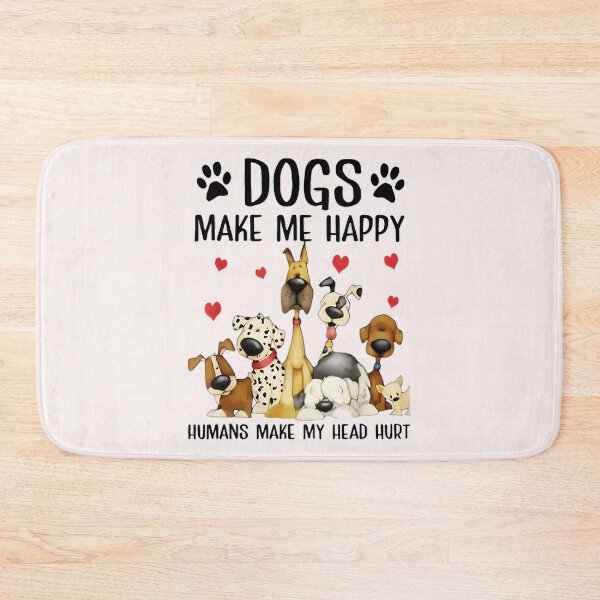 Item preview, Dogs Make Me Happy Humans Make My Head Hurt Dog Lover Pet Parent designed and sold by CharlieConon.