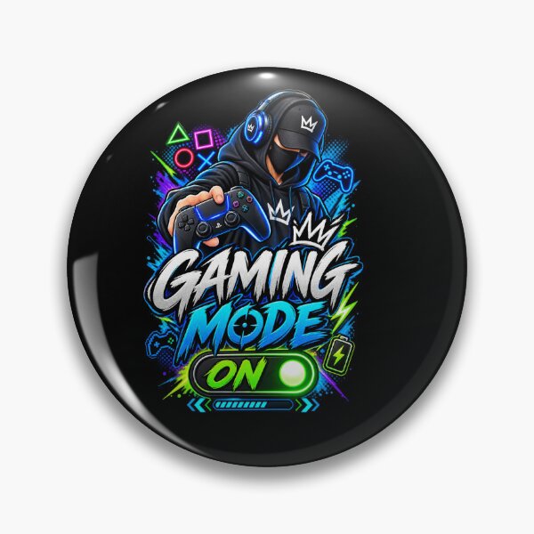 Item preview, Gaming Mode On - Neon Gamer Controller Gaming Design designed and sold by T PS.
